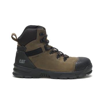 Caterpillar Accomplice X Waterproof Steel Toe Men's Safety Boots Olive | CAT090-AU