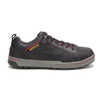 Caterpillar Brode Steel Toe Men's Walking Shoes Black | CAT358-AU