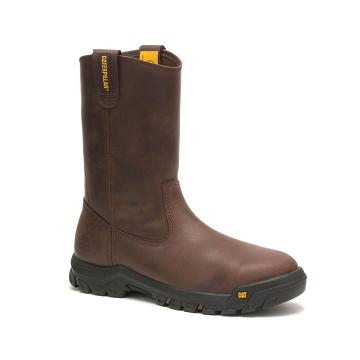 Caterpillar Drawbar Steel Toe Men's Work Boots Brown | CAT106-AU