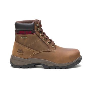 Caterpillar Dryverse 6" Waterproof Steel Toe Women's Waterproof Boots Coffee | CAT451-AU