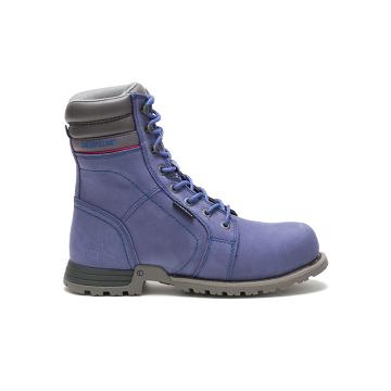 Caterpillar Echo Waterproof Steel Toe Women's Work Boots Purple | CAT491-AU