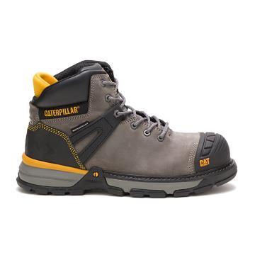 Caterpillar Excavator Superlite Waterproof Carbon Composite Toe Men's Safety Boots Grey | CAT085-AU