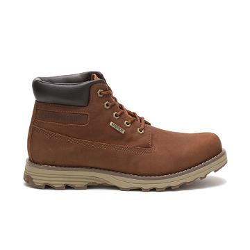 Caterpillar Founder Waterproof Thinsulate™ Men's Work Boots Coffee | CAT181-AU