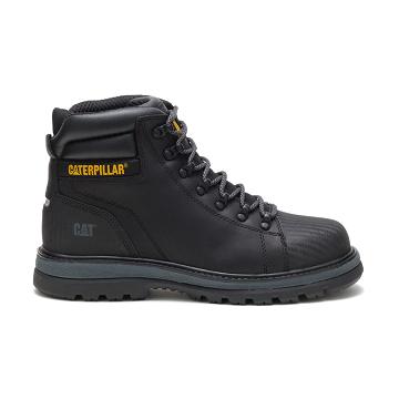 Caterpillar Foxfield Steel Toe Men's Work Boots Black | CAT228-AU