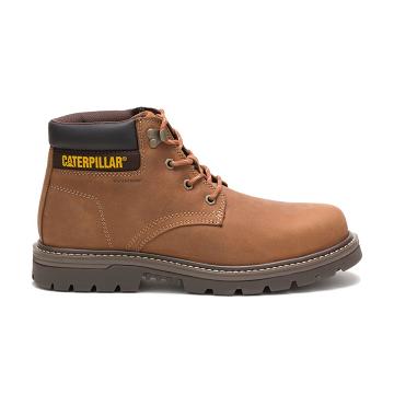 Caterpillar Outbase Waterproof Steel Toe Men's Safety Boots Brown | CAT058-AU