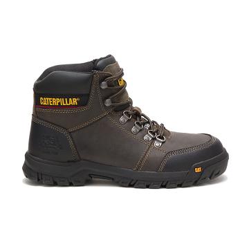 Caterpillar Outline Steel Toe Men's Safety Boots Grey | CAT051-AU