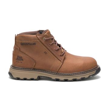 Caterpillar Parker Steel Toe Men's Work Boots Brown | CAT215-AU