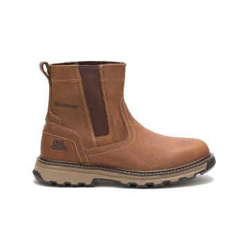 Caterpillar Pelton Men's Safety Boots Brown | CAT022-AU