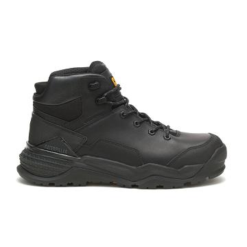 Caterpillar Provoke Mid Waterproof Alloy Toe Men's Safety Boots Black | CAT075-AU