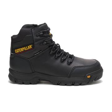 Caterpillar Resorption Waterproof Composite Toe Men's Safety Boots Black | CAT055-AU