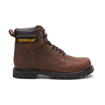 Caterpillar Second Shift Men's Safety Boots Coffee | CAT025-AU