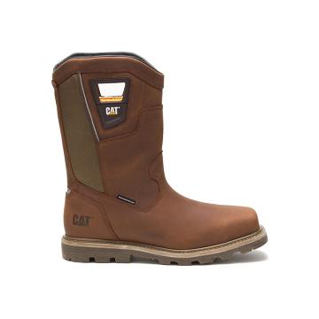 Caterpillar Stillwell Waterproof Steel Toe Men's Safety Boots Brown | CAT033-AU