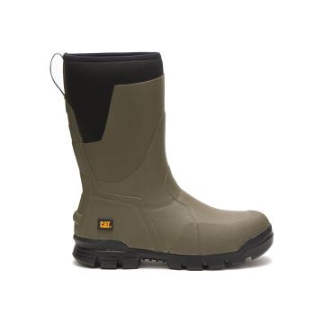 Caterpillar Stormers 11" Men's Safety Boots Olive | CAT005-AU