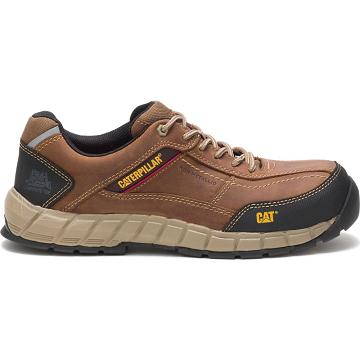 Caterpillar Streamline Leather Composite Toe Men's Walking Shoes Brown | CAT365-AU