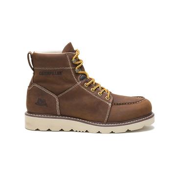 Caterpillar Tradesman Men's Safety Boots Brown | CAT007-AU