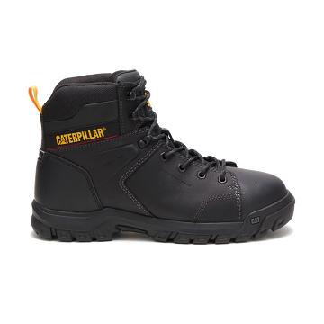 Caterpillar Wellspring Waterproof Metatarsal Guard Steel Toe Men's Safety Boots Black | CAT056-AU